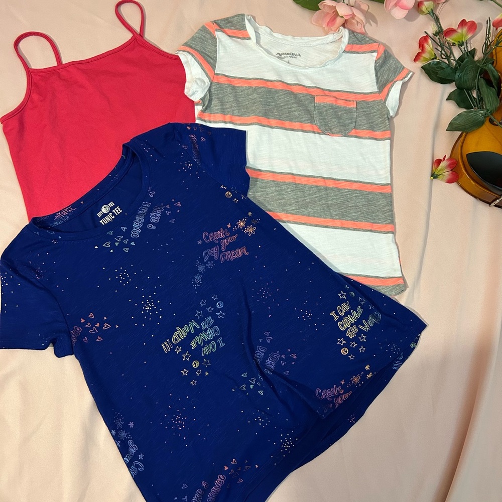 Girls size 7/8 tee shirt bundle